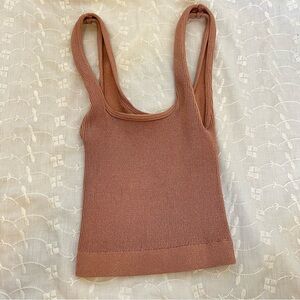 FP Movement by Free People Ribbed Tank Top in peach